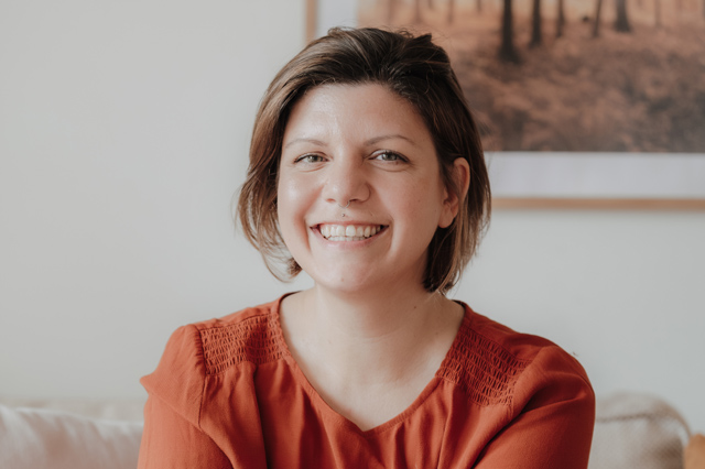 Katharina gibt wöchentliche Impulse in der Kurs-Community